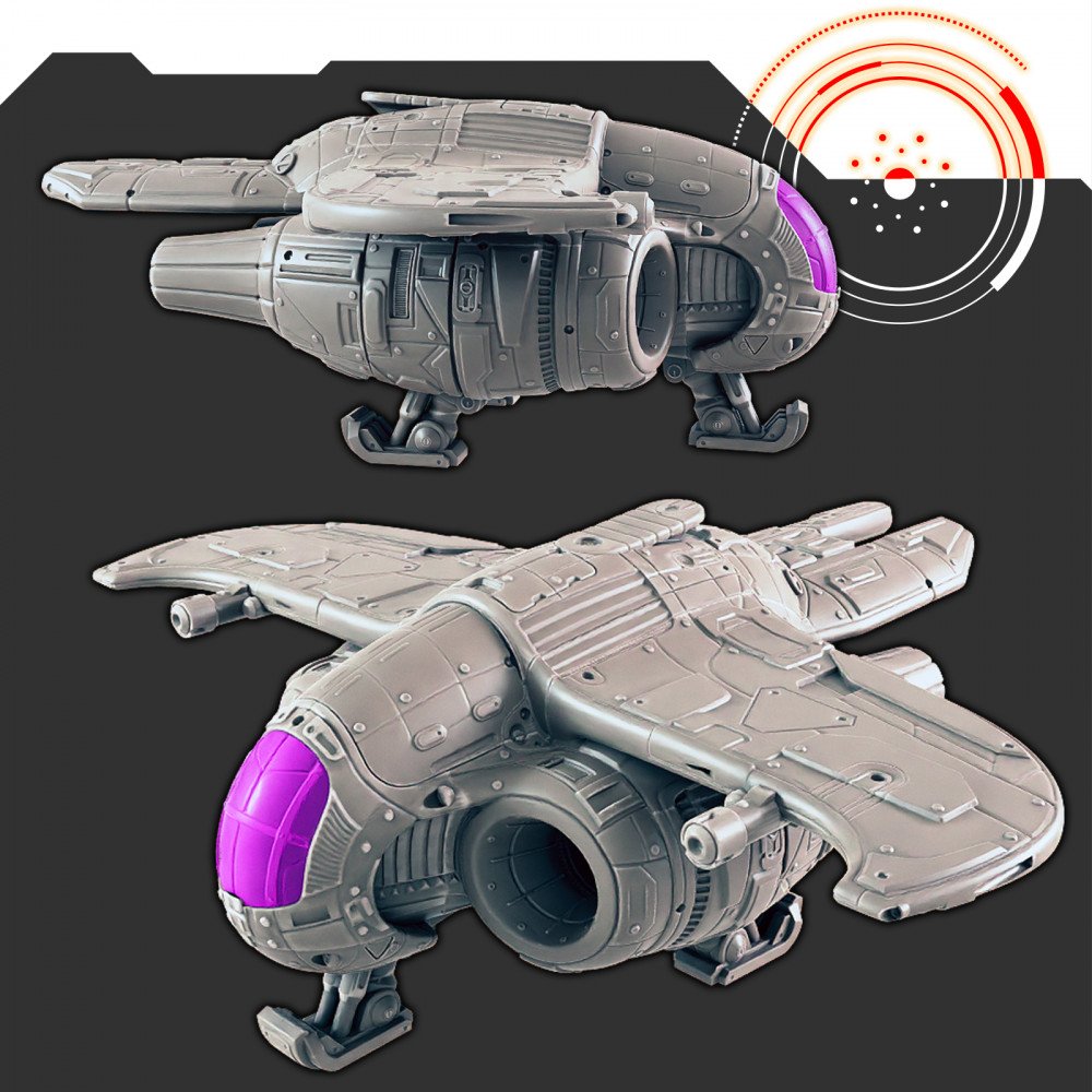 Image of Sci-fi Vehicles: Peregrine Spaceship [Support-free]