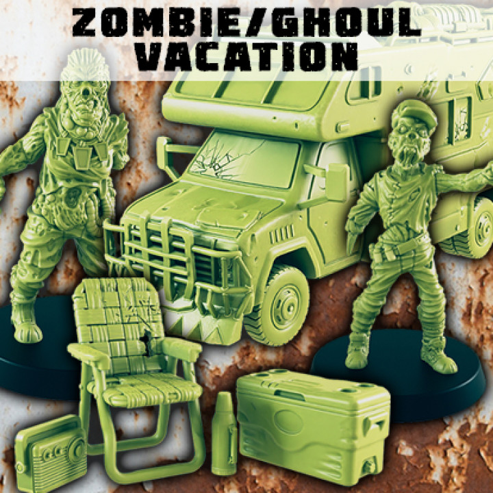 Zombie/Ghoul Vacation - RV, Zombies, Camping Gear [PRE-SUPPORTED]'s Cover