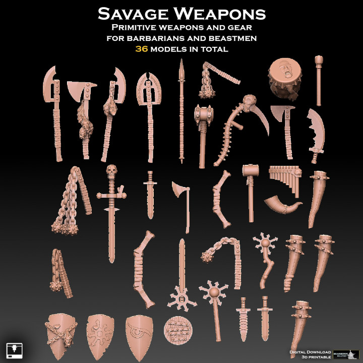 $3.50Savage Weapons Megapack