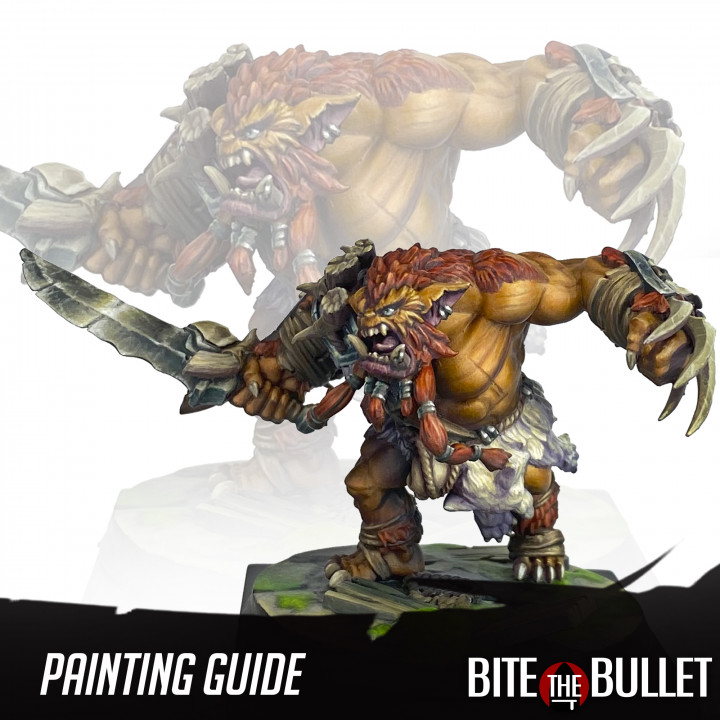 $1.99[PDF Only] (Painting Guide) Zhurk, the Bugbear Chief