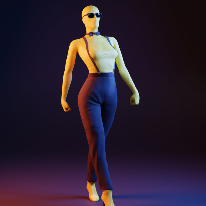 3D Printable Subwoolfer Dancer by Silas