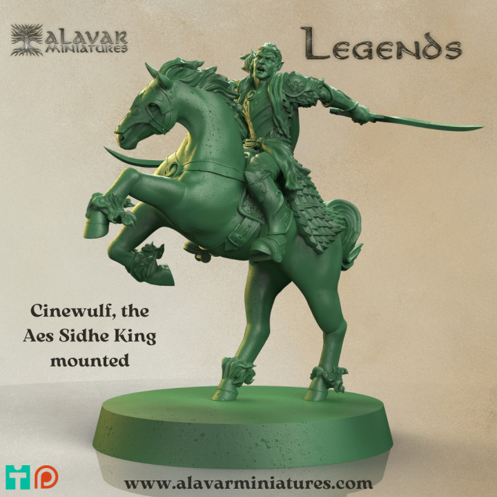 $9.00Cinewulf, the Aes Sidhe King mounted