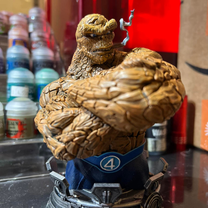 FREEBIE: Wicked Marvel The Thing Bust: Tested and ready for 3d printing