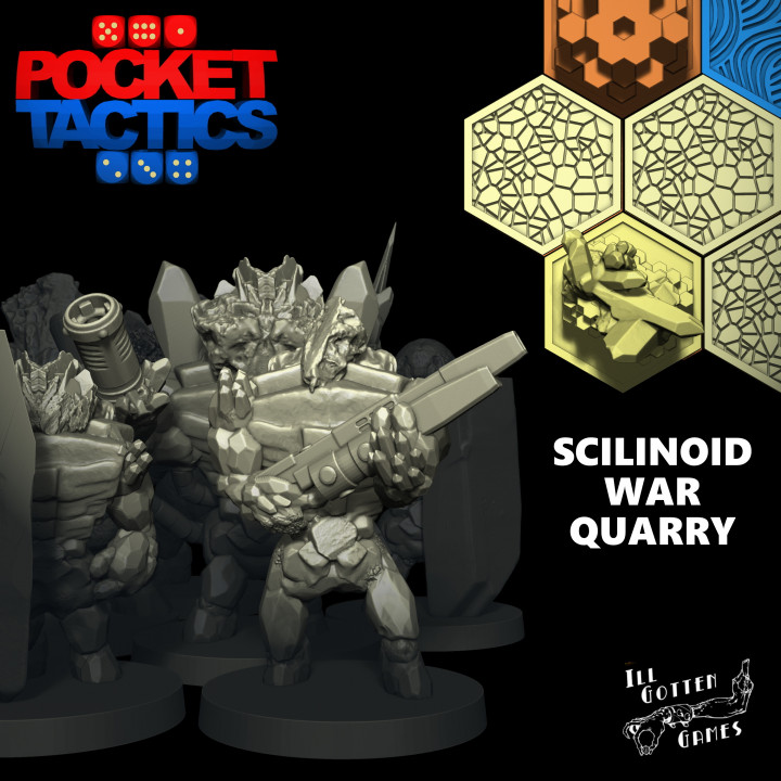 Pocket-Tactics: Scilinoid War Quarry's Cover