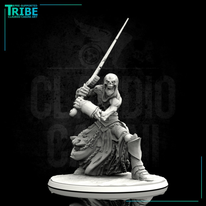 $5.90Undead zombie warrior 70mm scale (0100)