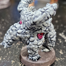 Picture of print of Xorn - Tabletop Miniature (Pre-Supported)