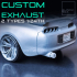 CUSTOM EXHAUST FOR DIECAST AND MODELKITS 1-24th image