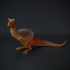 Carnotaurus sitting - dinosaur image
