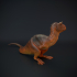 Carnotaurus sitting - dinosaur image