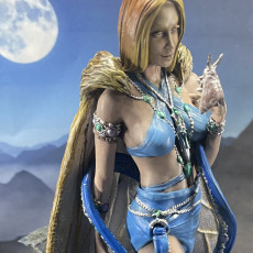 Picture of print of Athalia 1:12 scale+ NSFW variants, The Winged Sorceress model pre-supported