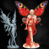 Athalia 1:12 scale+ NSFW variants, The Winged Sorceress model pre-supported image