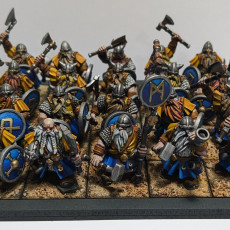 Picture of print of Dwarfs Warriors Unit - Highlands Miniatures