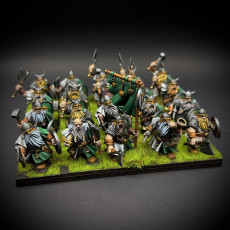Picture of print of Dwarfs Warriors Unit - Highlands Miniatures