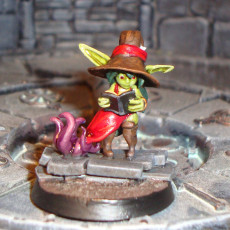 Picture of print of Goblin Witch Girl - Summoning Gone Wild! - Pre-supported