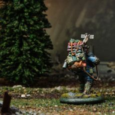 Picture of print of Gruff the Mercenary - Modular Post Apocalyptic 30mm Miniature