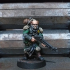 Gruff the Mercenary - Modular Post Apocalyptic 30mm Miniature print image