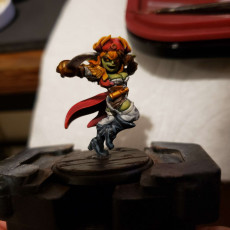 Picture of print of Bonnie Quarkstealer - Goblin space pirate