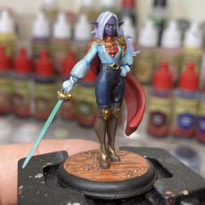 Picture of print of Admiral Karina, Space-elf Duelist