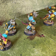 Picture of print of Expanded Lizardmen Team (Primal Style) - for Fantasy Football