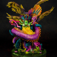 Picture of print of Saurian Quetzalcoatl