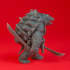 Dual Sword Tortle - Tabletop Miniatures (Pre-Supported) image