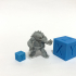 Nunchuck Tortle - Tabletop Miniatures (Pre-Supported) print image