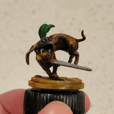Picture of print of Sir Rossi the Dapper, Dachshund Knight