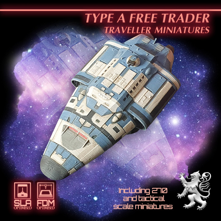 Type A Free Trader Traveller Miniatures's Cover