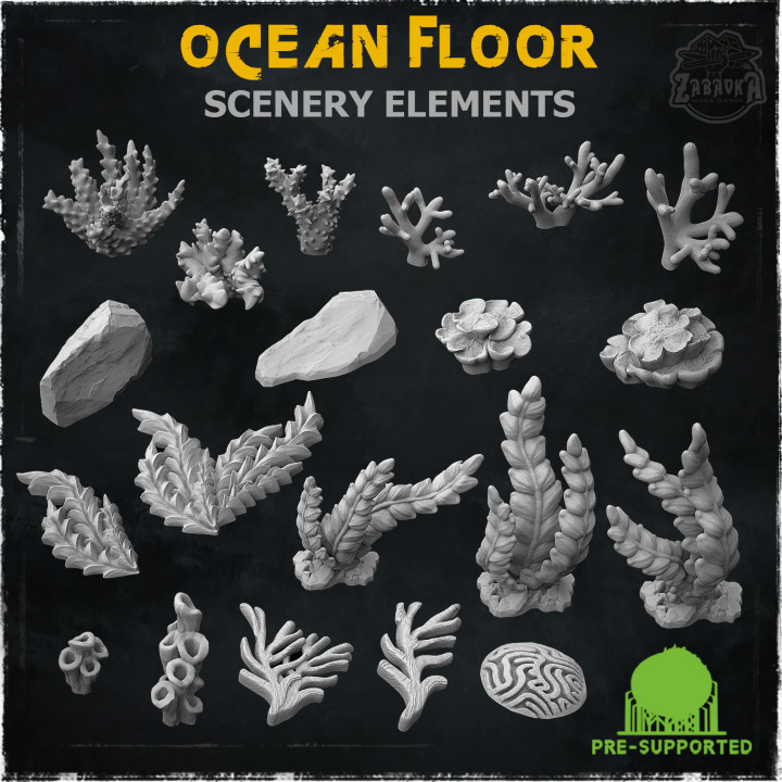 Ocean Floor (Scenery Elements) - Wargame Bases & Toppers 2.0's Cover
