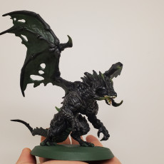 Picture of print of Adult Black Dragon