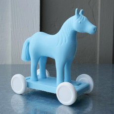Horse on wheels