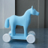 Horse on wheels image