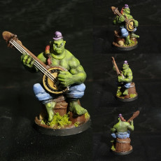 Picture of print of Orc Pirates  | Swamp Orcs Mushroomed Orcs | PRESUPPORTED | Mushroom Bayou