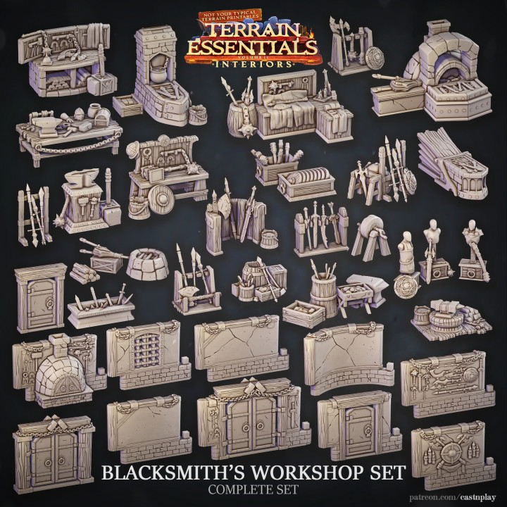 Blacksmith's Workshop Set (Pre-Supported)'s Cover