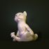 figurine of a fanny cat image