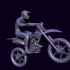 racer and motorcycle image