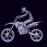 racer and motorcycle image