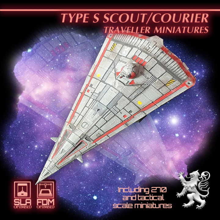 Type S Scout Courier Traveller Miniatures's Cover