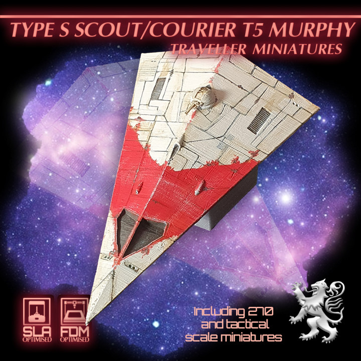 Type S Scout Courier T5 Murphy Traveller Miniatures's Cover