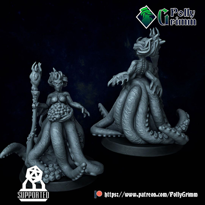 $4.00Horror from the deep. Lovecraft miniature. Mother Hydra ver 1