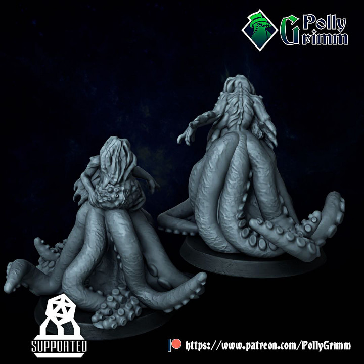 $4.00Horror from the deep. Lovecraft miniature. Mother Hydra ver 2