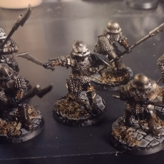 Picture of print of orc Warriors with Spears