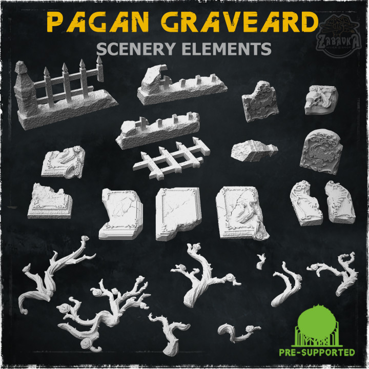 Pagan Graveard (Scenery Elements) - Wargame Bases & Toppers 2.0's Cover