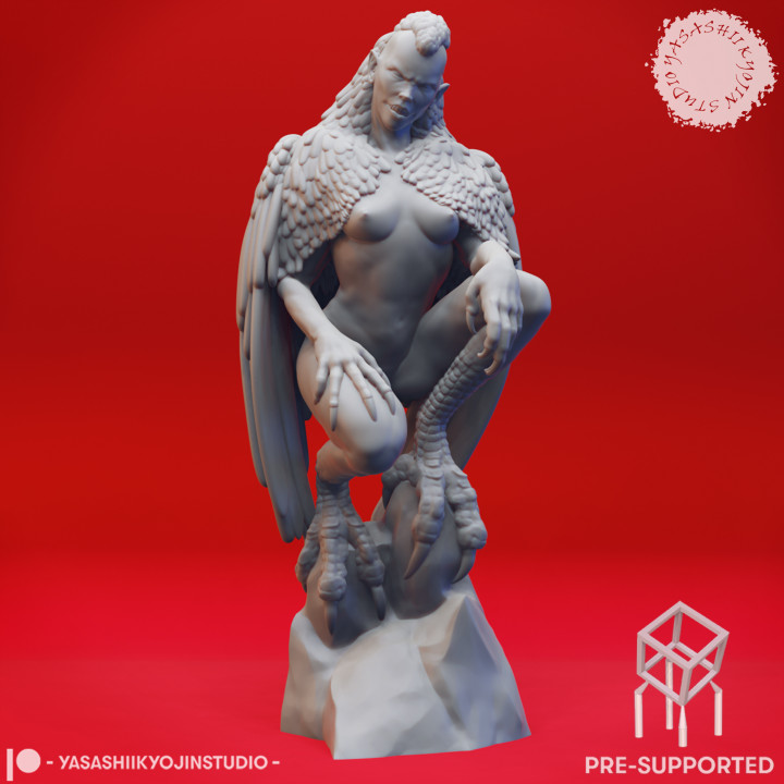 $2.99Perched Harpy - Tabletop Miniature (Pre-Supported)