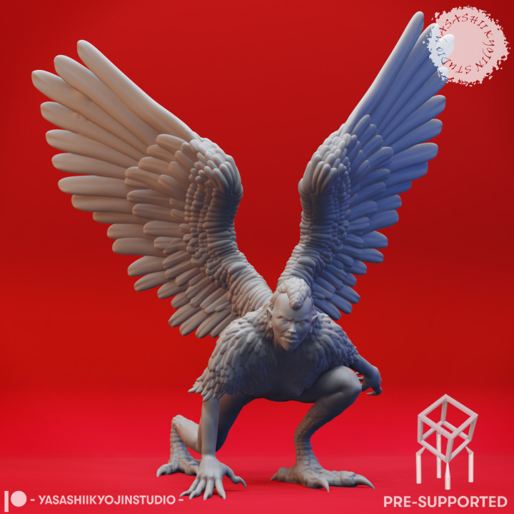 $2.99Crouched Harpy - Tabletop Miniature (Pre-Supported)