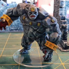 Picture of print of Clay Golem - RPG Monster DnD 5e - Mortal Enemies Set 01