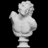 Bust of a drunken Satyr, replica of the Herculaneum type image