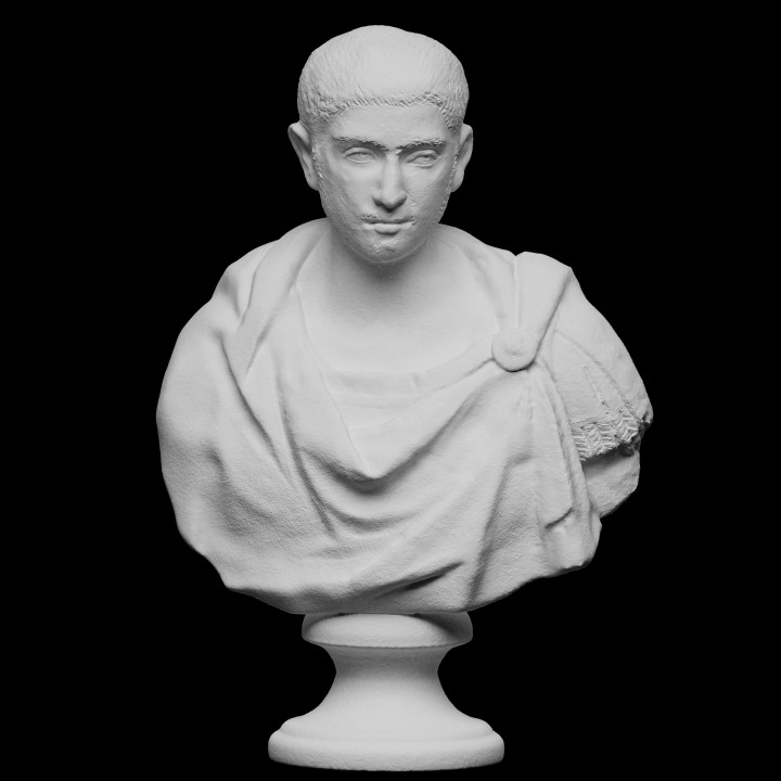 Portrait of Severus Alexander on a modern bust