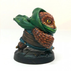 Picture of print of Owlkin Thief Miniature - Pre-Supported