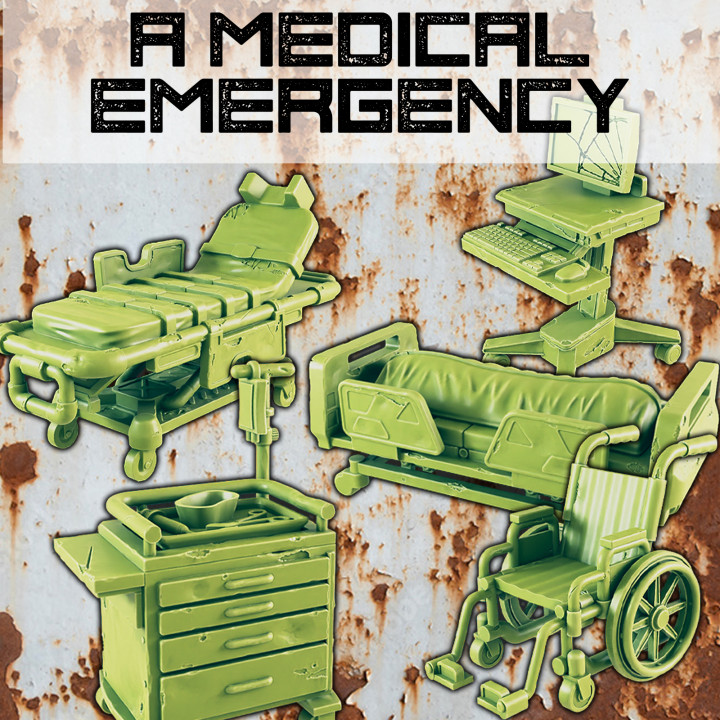 A Medical Emergency - Hospital Scenics [PRE-SUPPORTED]'s Cover